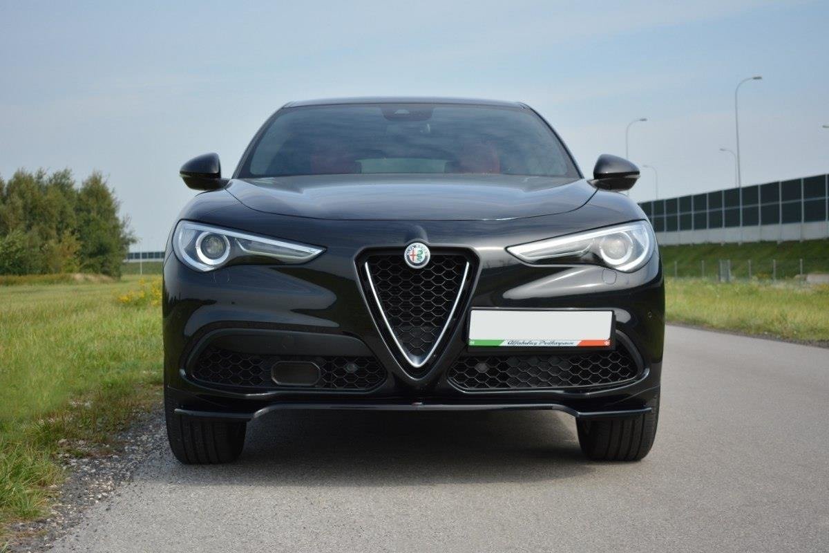 Front-Splitter-V.1-Alfa-Romeo-Stelvio---Gloss-Black