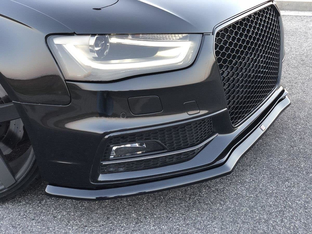 Front-Splitter-V.1-Audi-S4-B8-FL---Gloss-Black