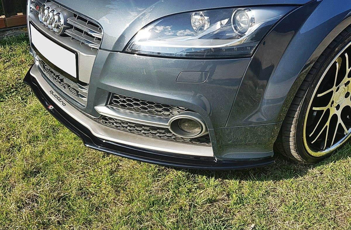 Front-Splitter-V.1-Audi-TT-S-MK2-(8J)---Gloss-Black