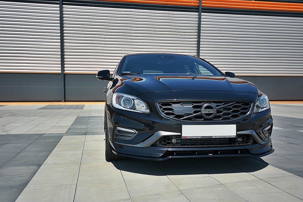 Front-Splitter-V.1-Volvo-V60-Polestar-Facelift---Gloss-Black