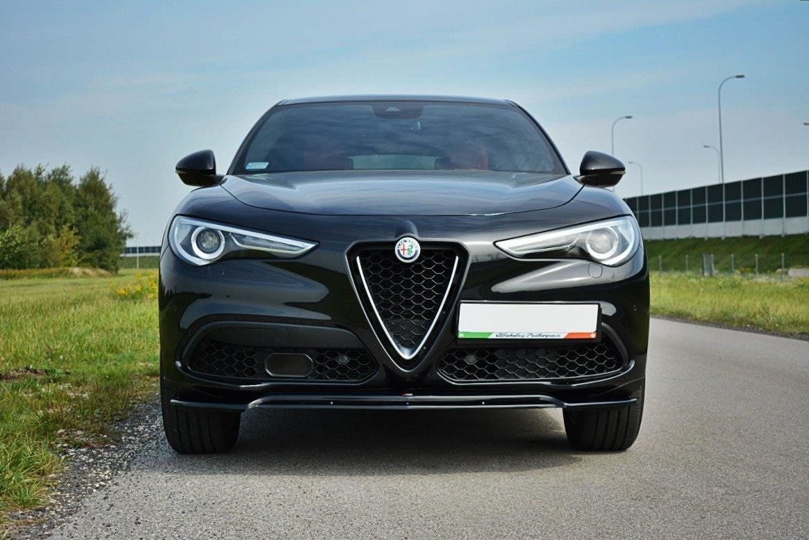 Front-Splitter-V.2-Alfa-Romeo-Stelvio---Gloss-Black