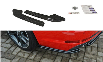 Rear-Side-Splitters-Audi-A4-B9-S-Line---Gloss-Black
