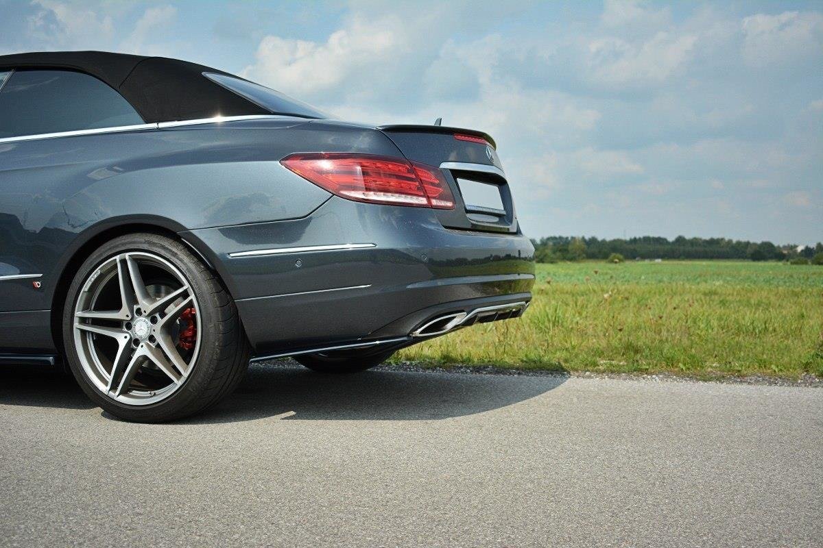 Rear-Side-Splitters-Mercedes-E-W212---Gloss-Black