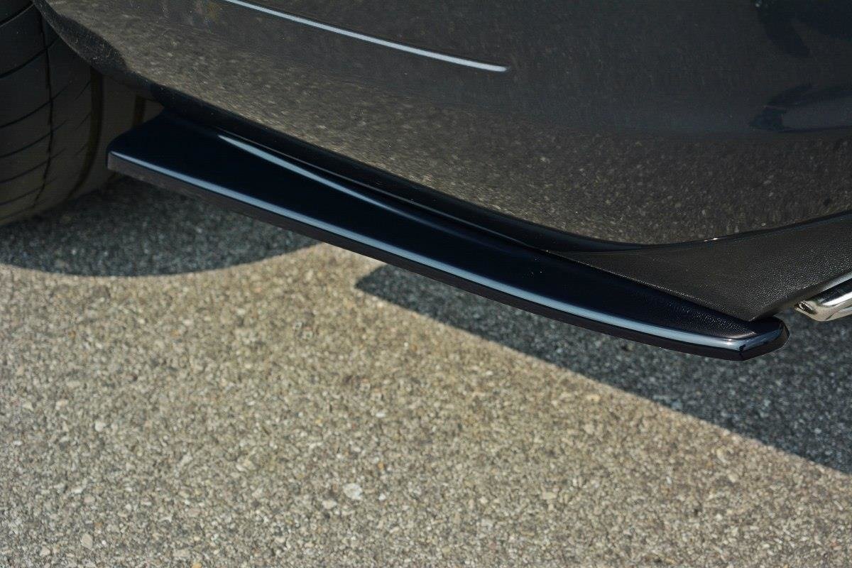Rear-Side-Splitters-Mercedes-E-W212---Gloss-Black