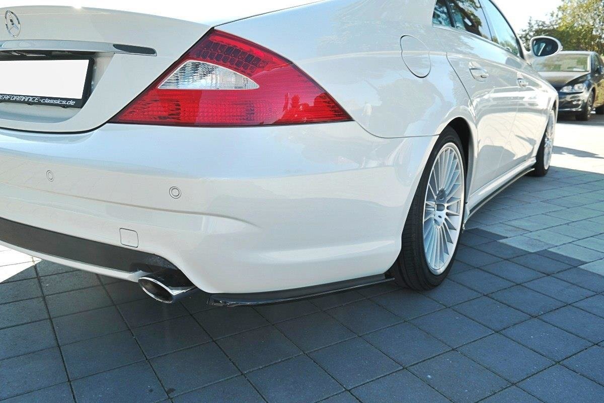 Rear-Side-Splitters-Mercedes-CLS-C219-55AMG---Gloss-Black