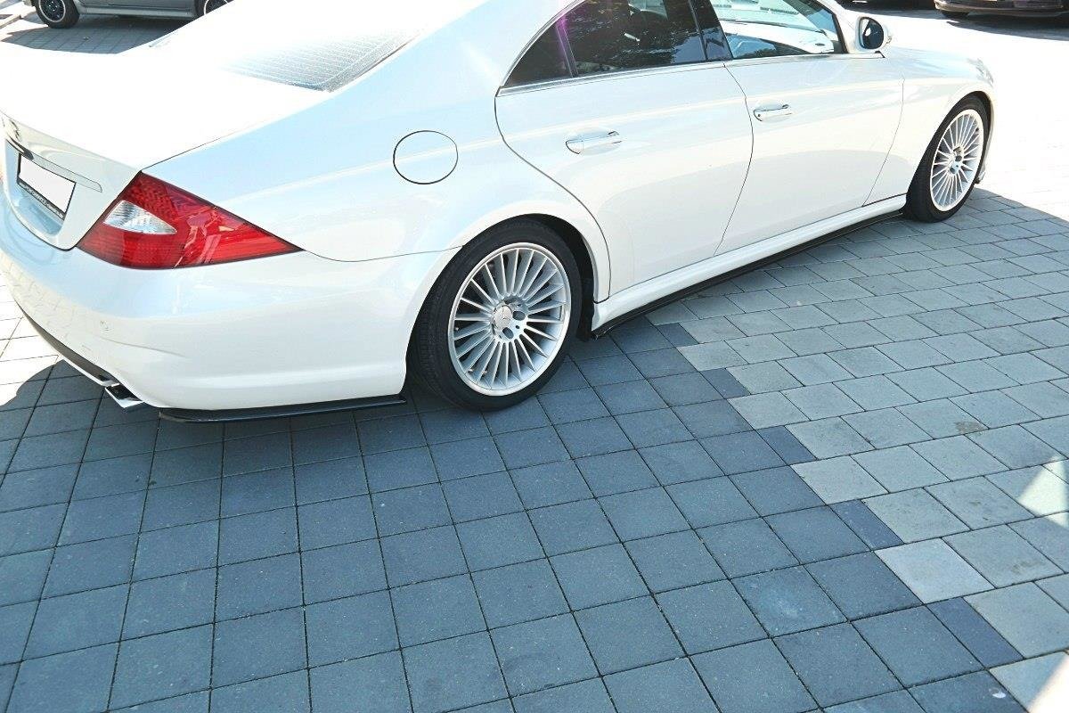 Rear-Side-Splitters-Mercedes-CLS-C219-55AMG---Gloss-Black