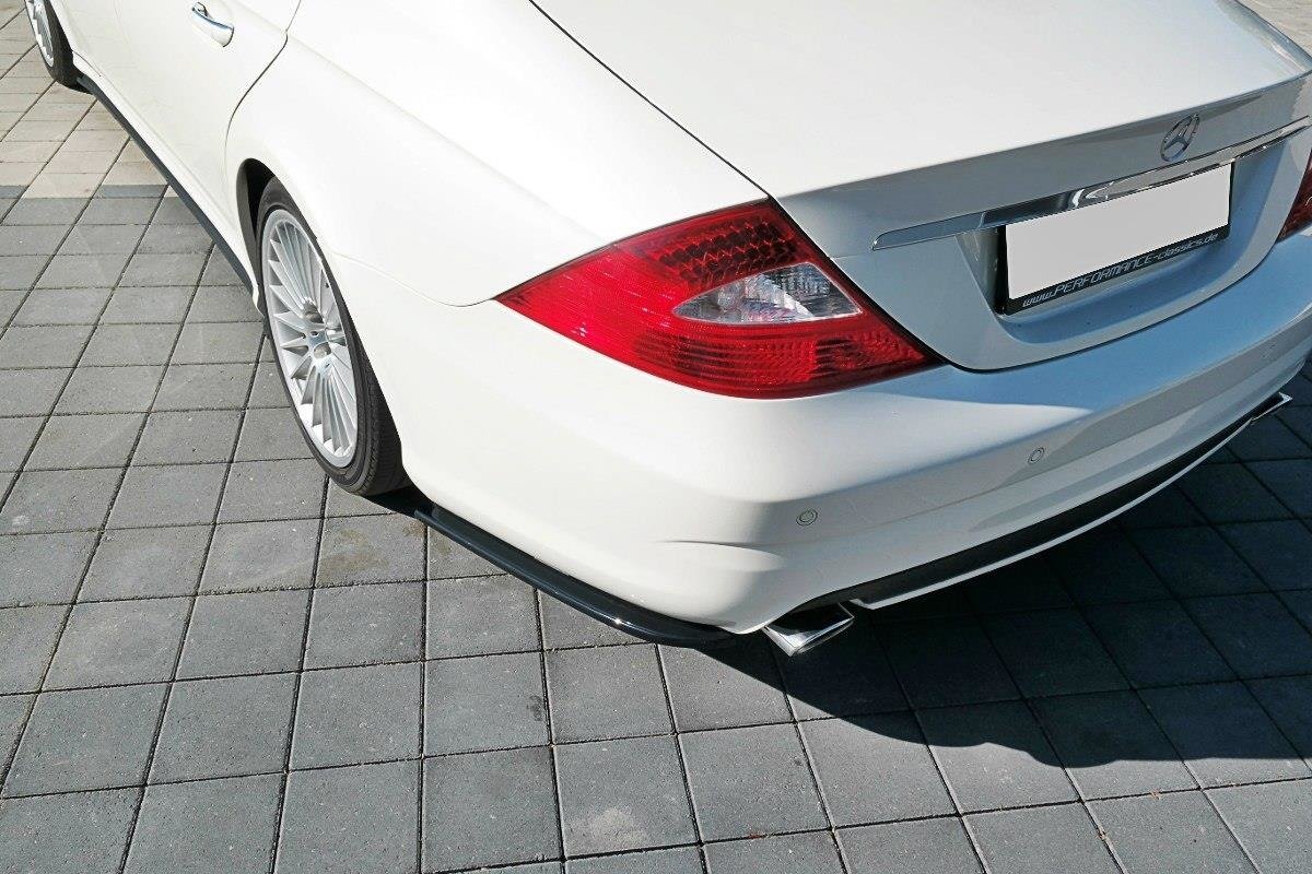 Rear-Side-Splitters-Mercedes-CLS-C219-55AMG---Gloss-Black