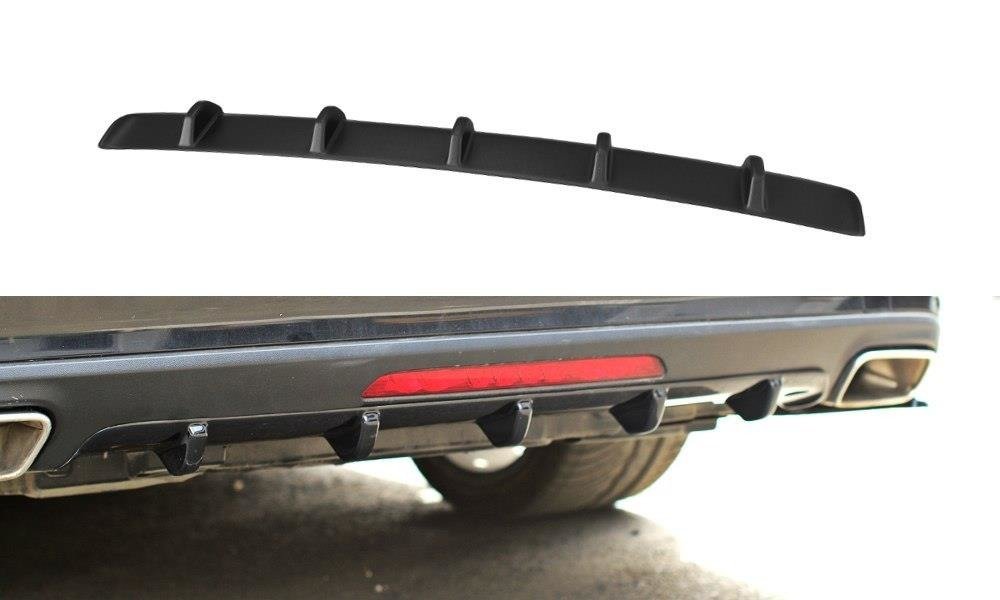 Rear-Valance-Mercedes-CLS-C218---Gloss-Black