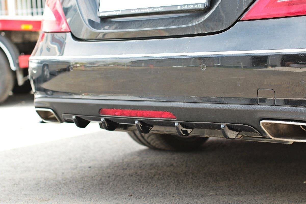 Rear-Valance-Mercedes-CLS-C218---Gloss-Black