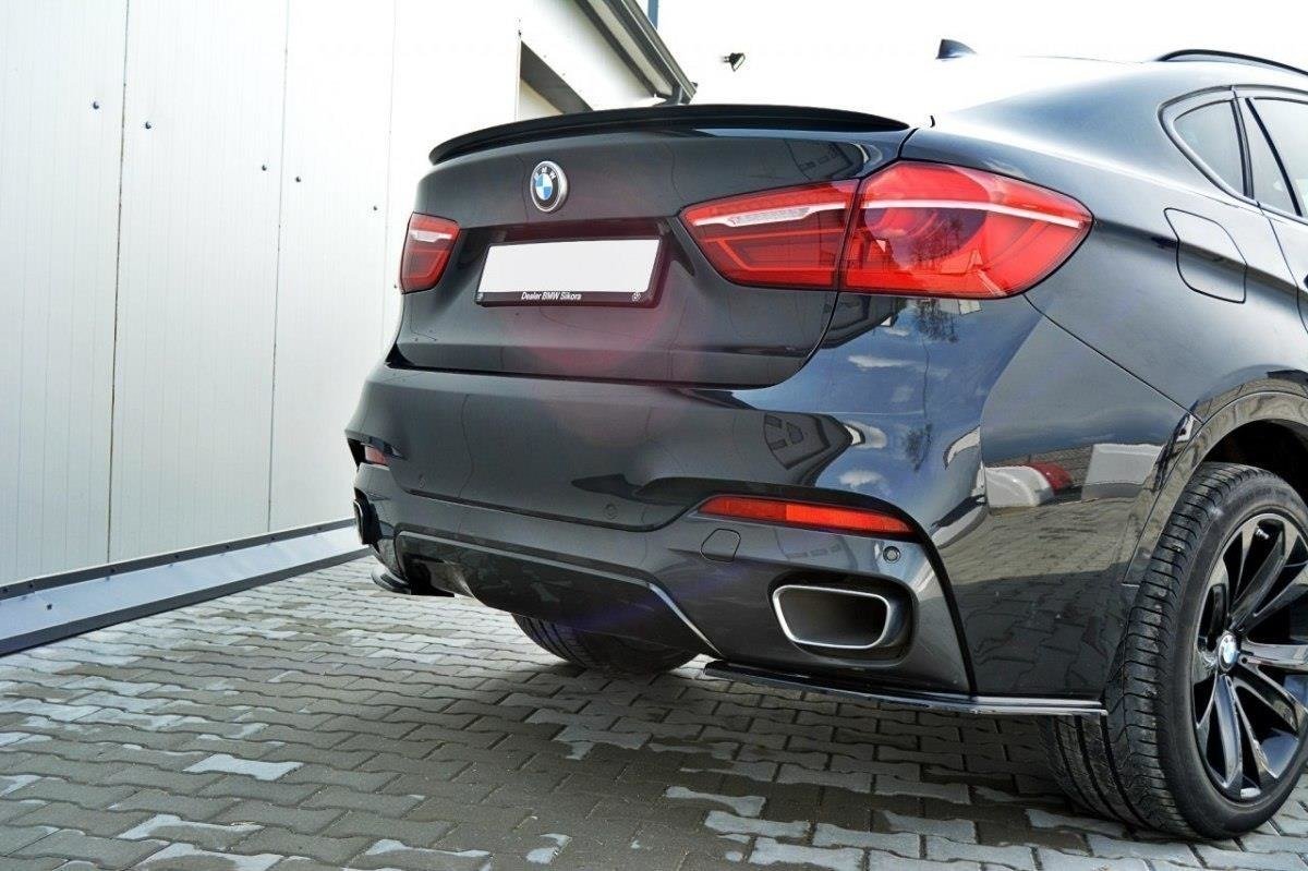 Rear-Side-Splitters-For-BMW-X6-F16-Mpack---Gloss-Black