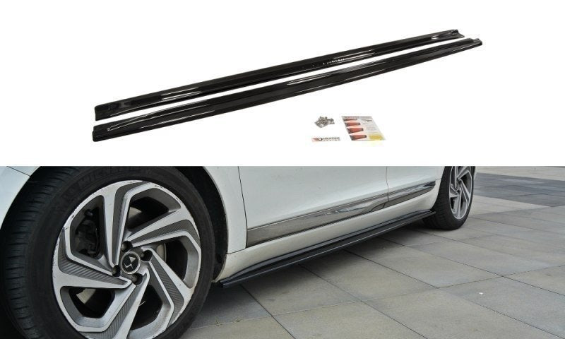 Side-Skirts-Diffusers-Citroen-DS5-Facelift---Gloss-Black