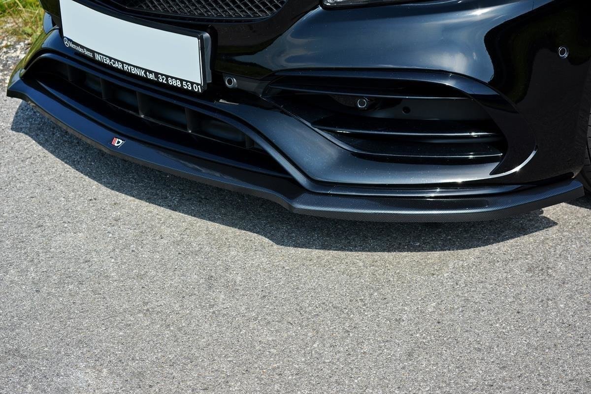 Front-Splitter-V.1-Mercedes-A-W176-AMG-Facelift---Textured