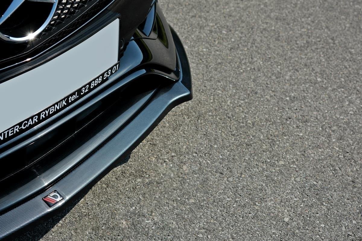 Front-Splitter-V.1-Mercedes-A-W176-AMG-Facelift---Textured