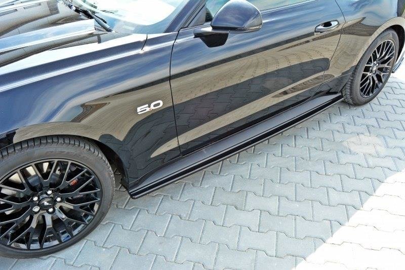 Side-Skirts-Diffusers-Ford-Mustang-GT-MK6---Gloss-Black