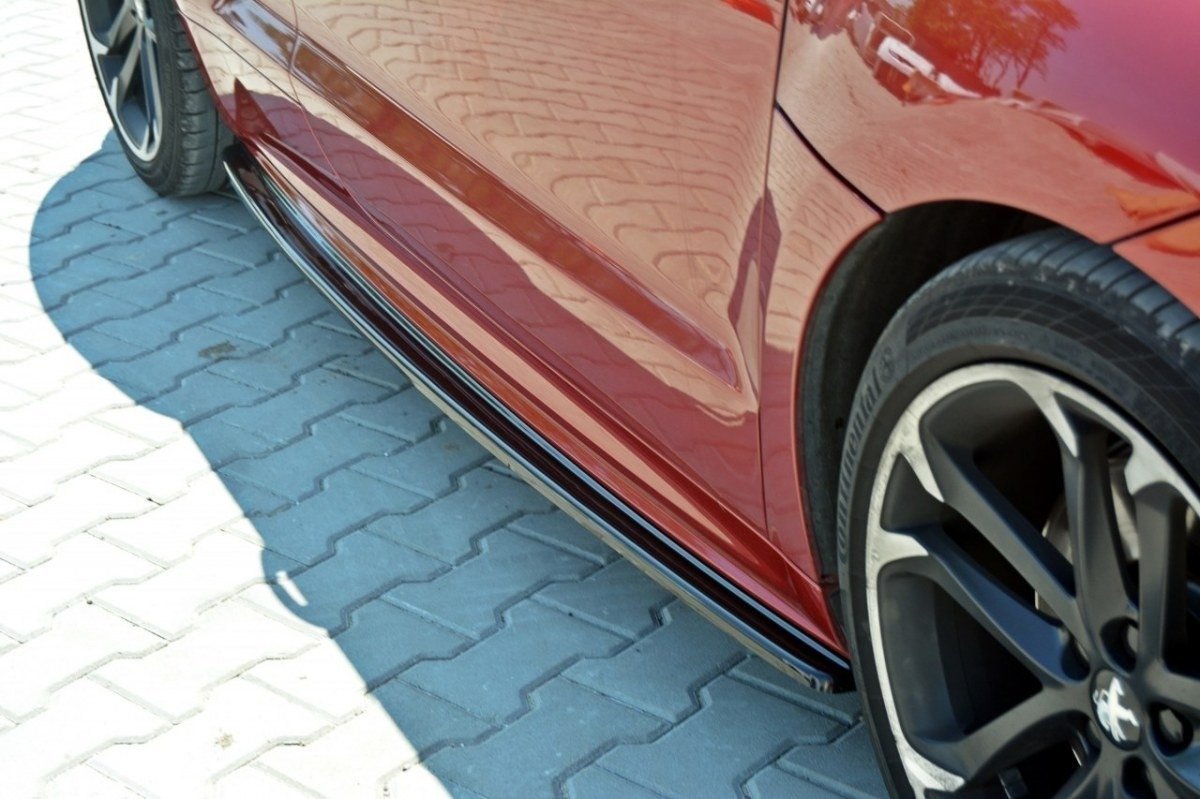 Side-Skirts-Diffusers-Peugeot-RCZ---Gloss-Black