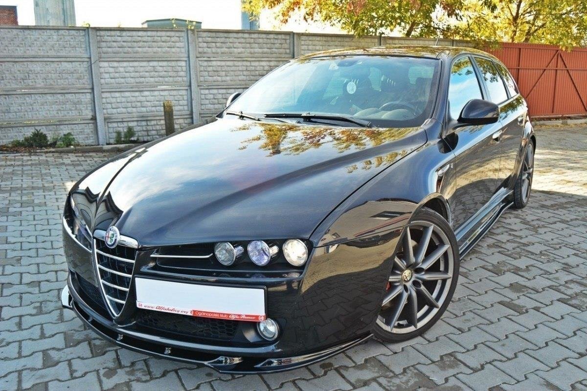 Front-Splitter-V.1-Alfa-Romeo-159---Gloss-Black