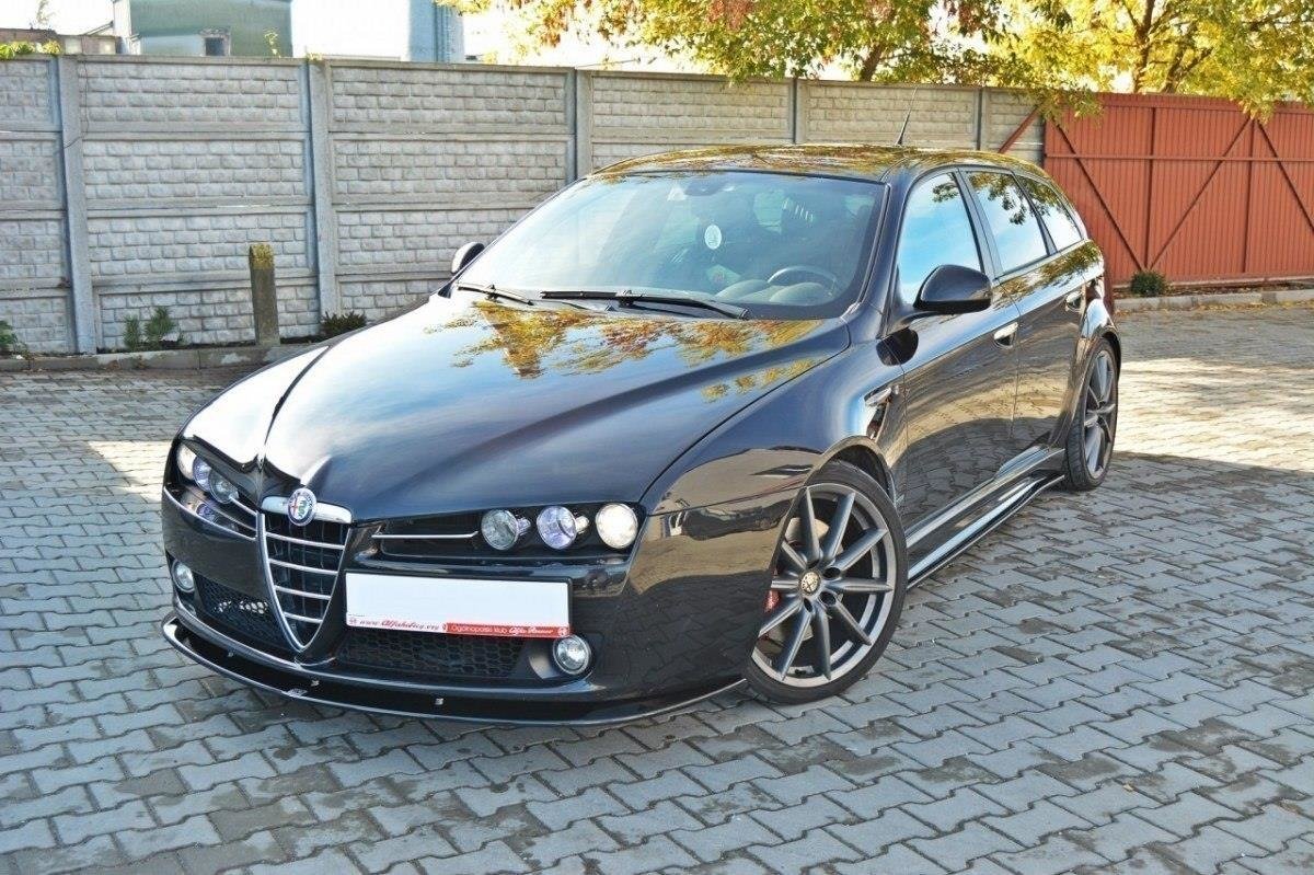 Front-Splitter-V.2-Alfa-Romeo-159---Gloss-Black