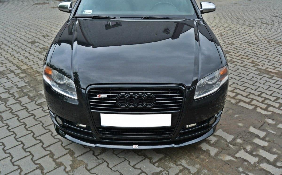 Front-Splitter-V.2-Audi-A4-B7---Gloss-Black