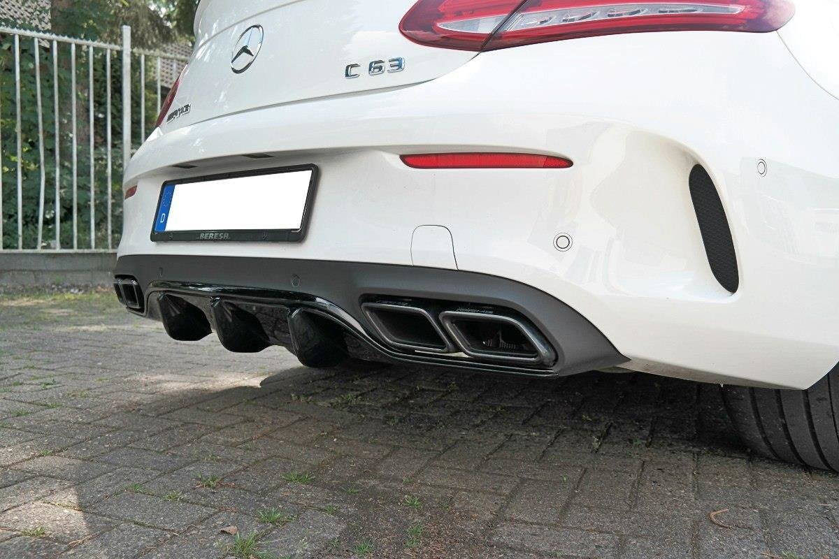 Rear-Valance-Mercedes-C-CLass-C205-63AMG-Coupe---Textured