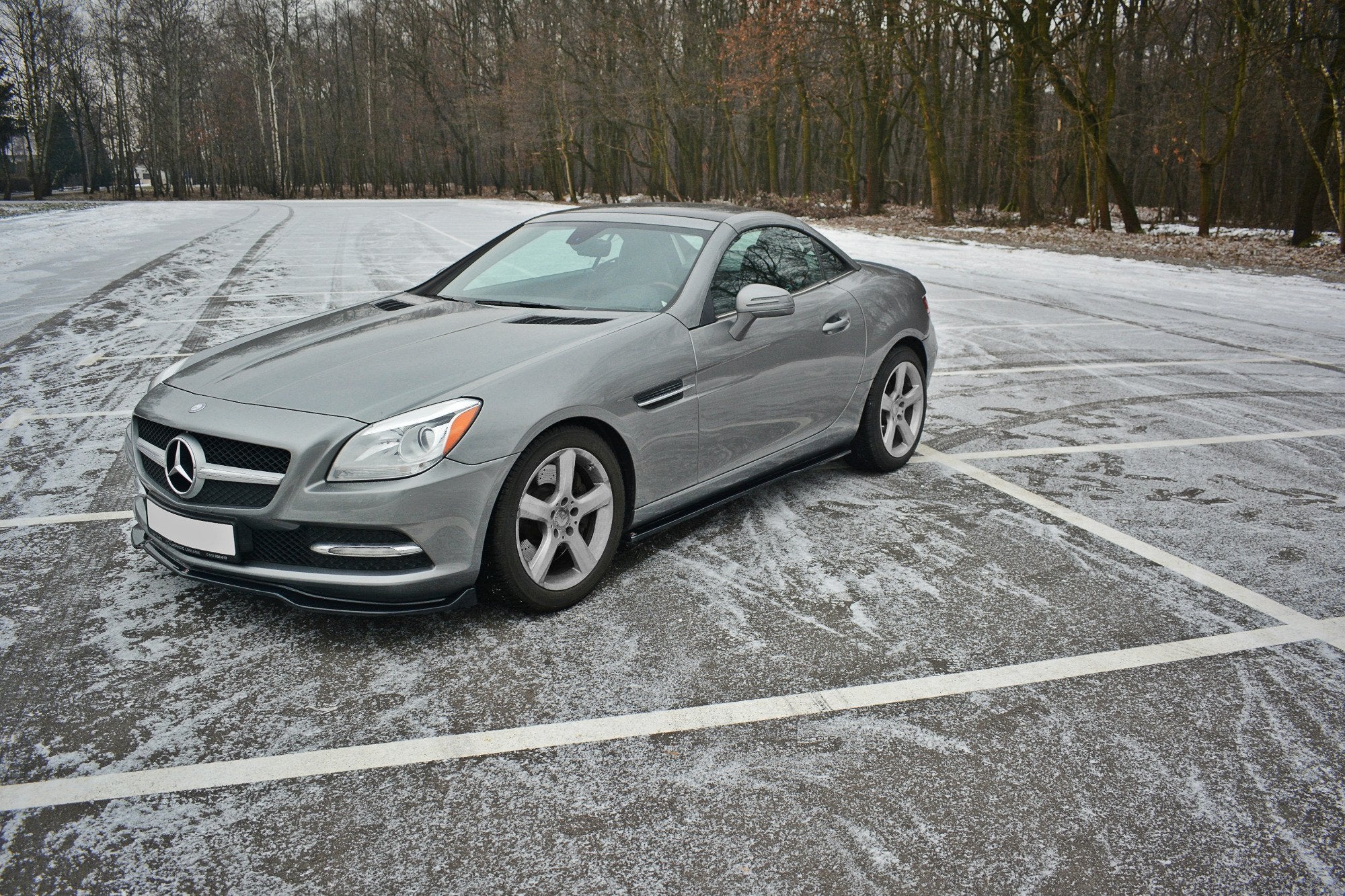 Side-Skirts-Diffusers-Mercedes-Benz-SLK-R172---Gloss-Black