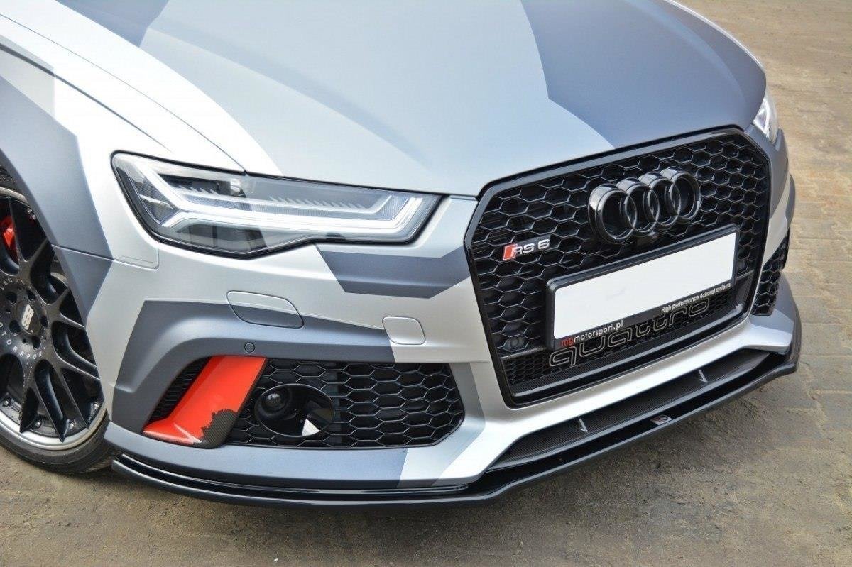 Front-Splitter-V.1-Audi-RS6-C7-/-C7-FL---Gloss-Black