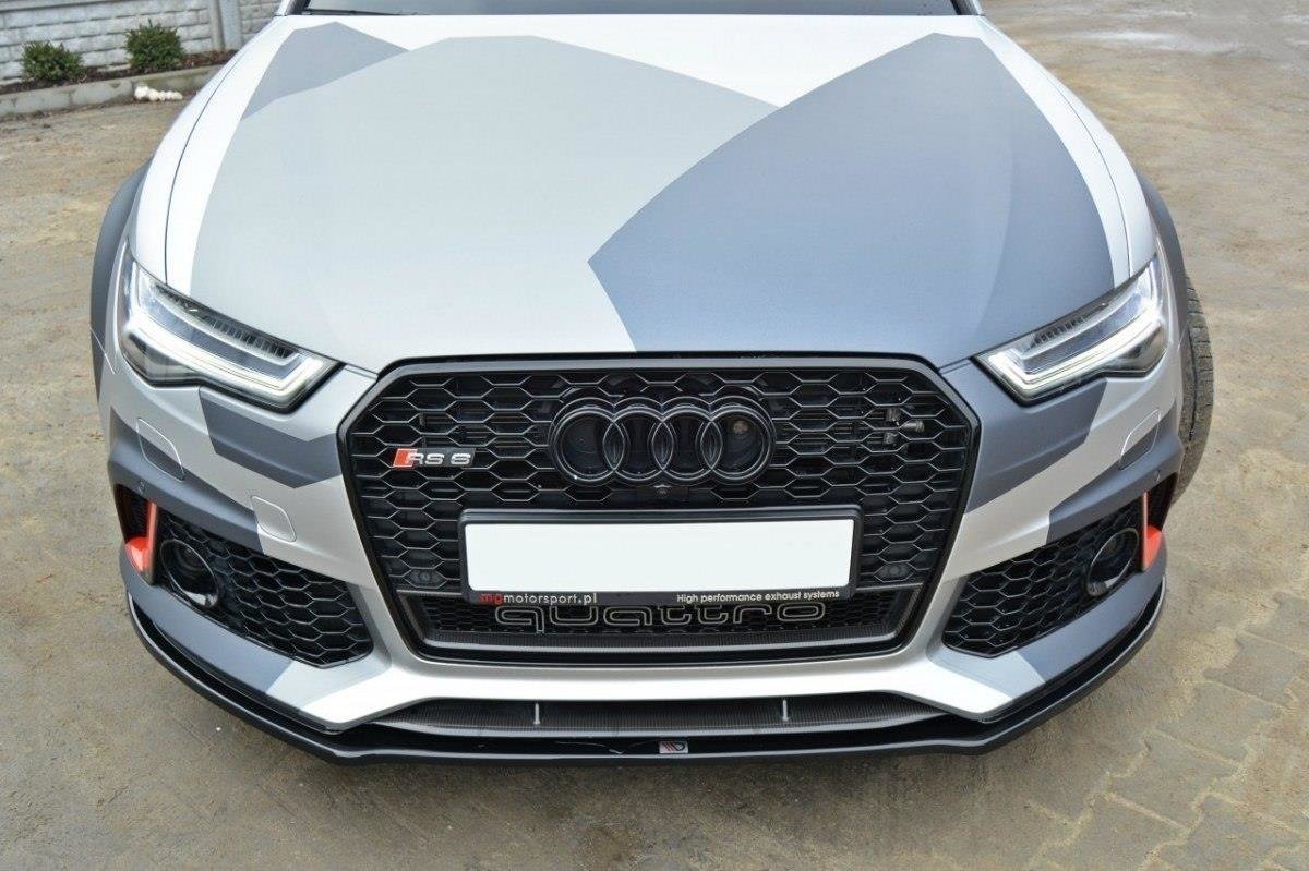 Front-Splitter-V.1-Audi-RS6-C7-/-C7-FL---Gloss-Black