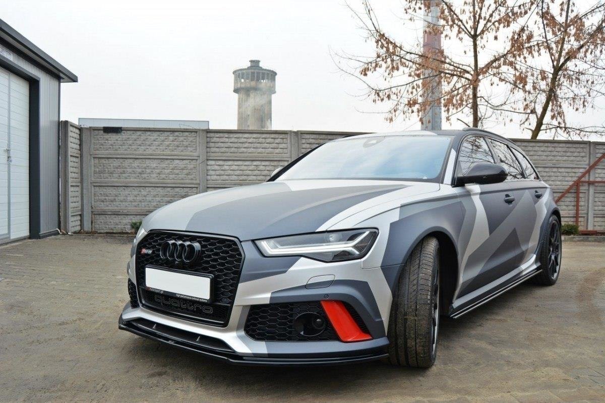 Front-Splitter-V.1-Audi-RS6-C7-/-C7-FL---Gloss-Black