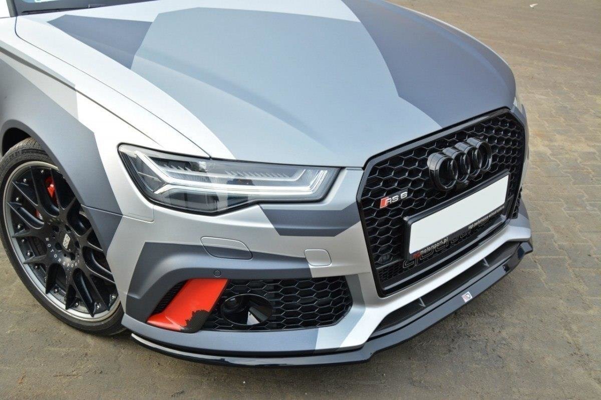Front-Splitter-V.2-Audi-RS6-C7-/-C7-FL---Gloss-Black