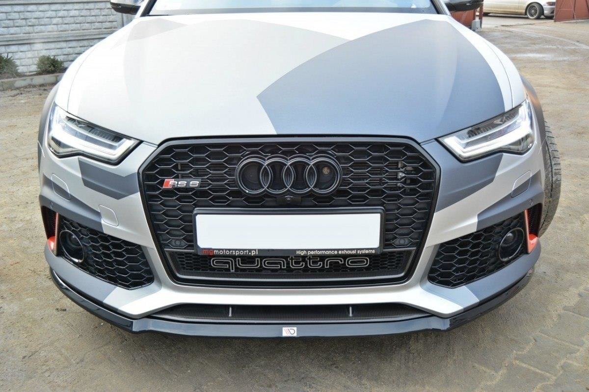Front-Splitter-V.2-Audi-RS6-C7-/-C7-FL---Gloss-Black