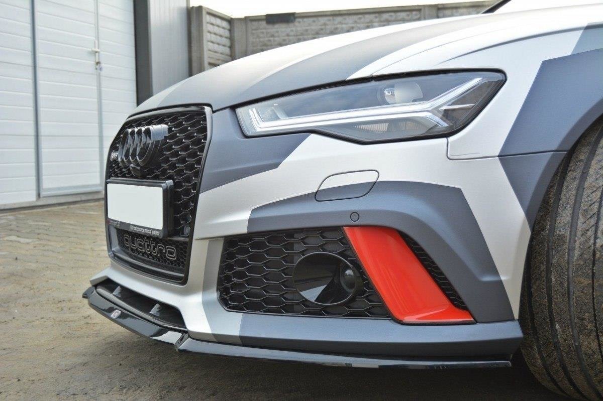 Front-Splitter-V.2-Audi-RS6-C7-/-C7-FL---Gloss-Black