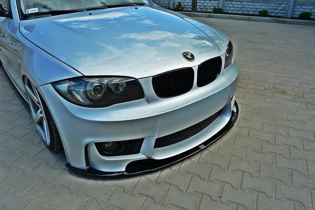 Front-Splitter-BMW-1-E87-M-Design---Gloss-Black