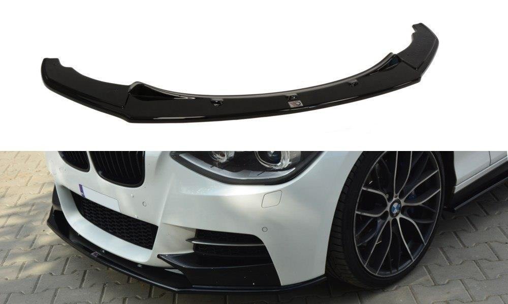 Front-Splitter-BMW-1-F20/F21-M-Power-(Preface)---Gloss-Black