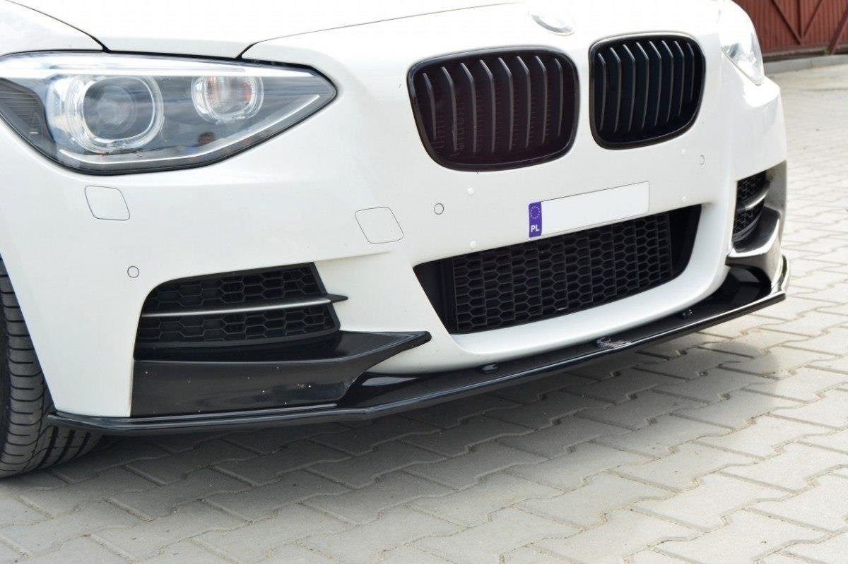 Front-Splitter-BMW-1-F20/F21-M-Power-(Preface)---Gloss-Black