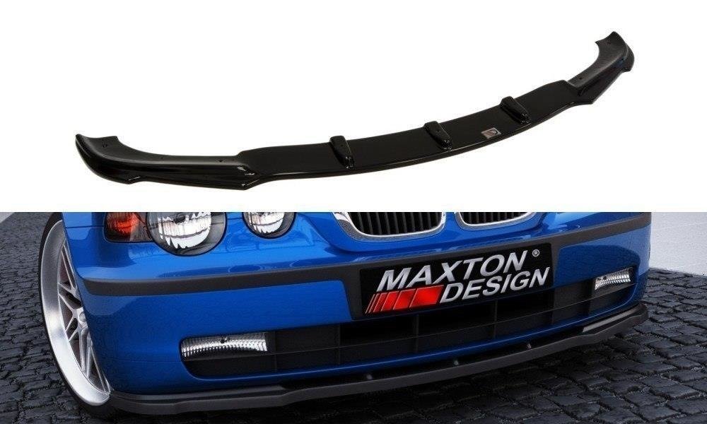 Front-Splitter-BMW-3-E46-Compact---Gloss-Black
