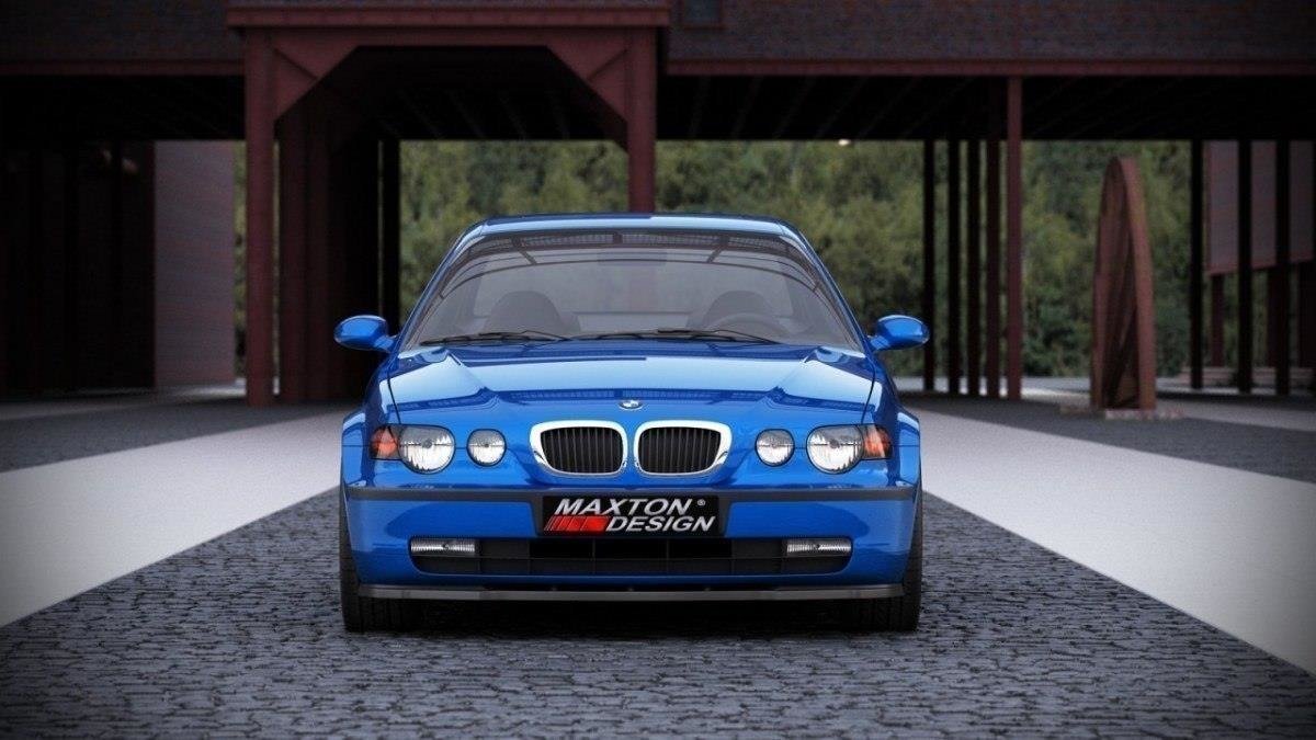 Front-Splitter-BMW-3-E46-Compact---Gloss-Black