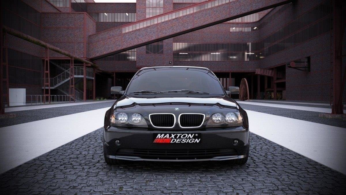 Front-Splitter-BMW-3-E46-Saloon-Facelift-Model---Gloss-Black