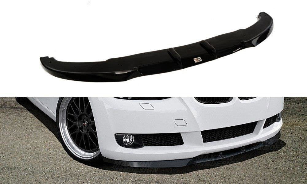 Front-Splitter-BMW-3-E92-/-E93-(Preface-Model)---Gloss-Black