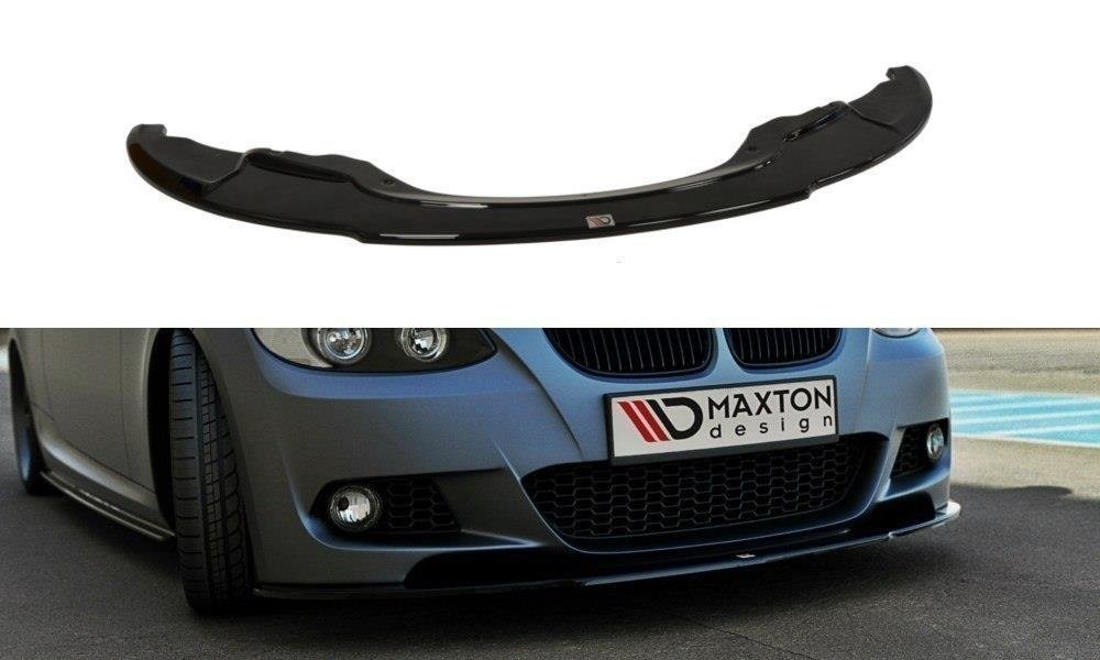 Front-Splitter-For-BMW-3-E92-Mpack---Gloss-Black