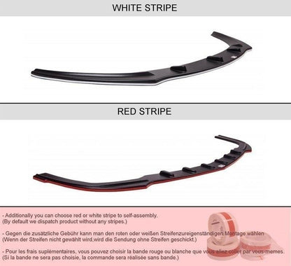 Front-Splitter-For-BMW-3-E92-Mpack---Gloss-Black