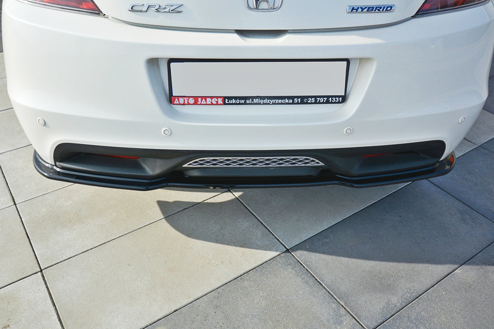 Central-Rear-Splitter-Honda-CR-Z---Gloss-Black