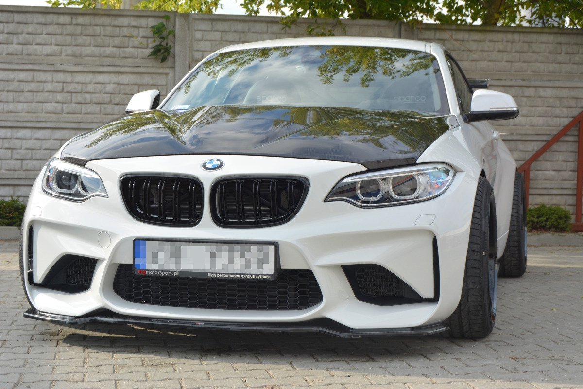 Front-Splitter-BMW-M2-(F87)-Coupé---Gloss-Black