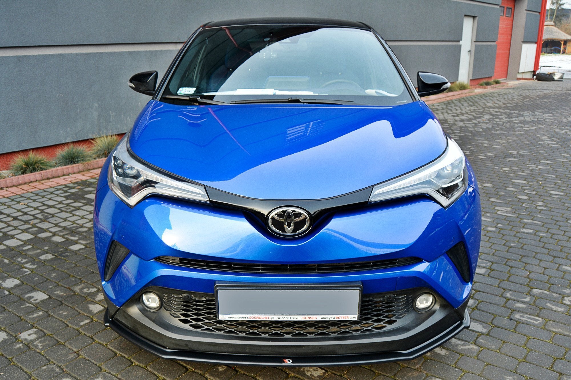 Front-Splitter-V.1-Toyota-C-Hr---Gloss-Black