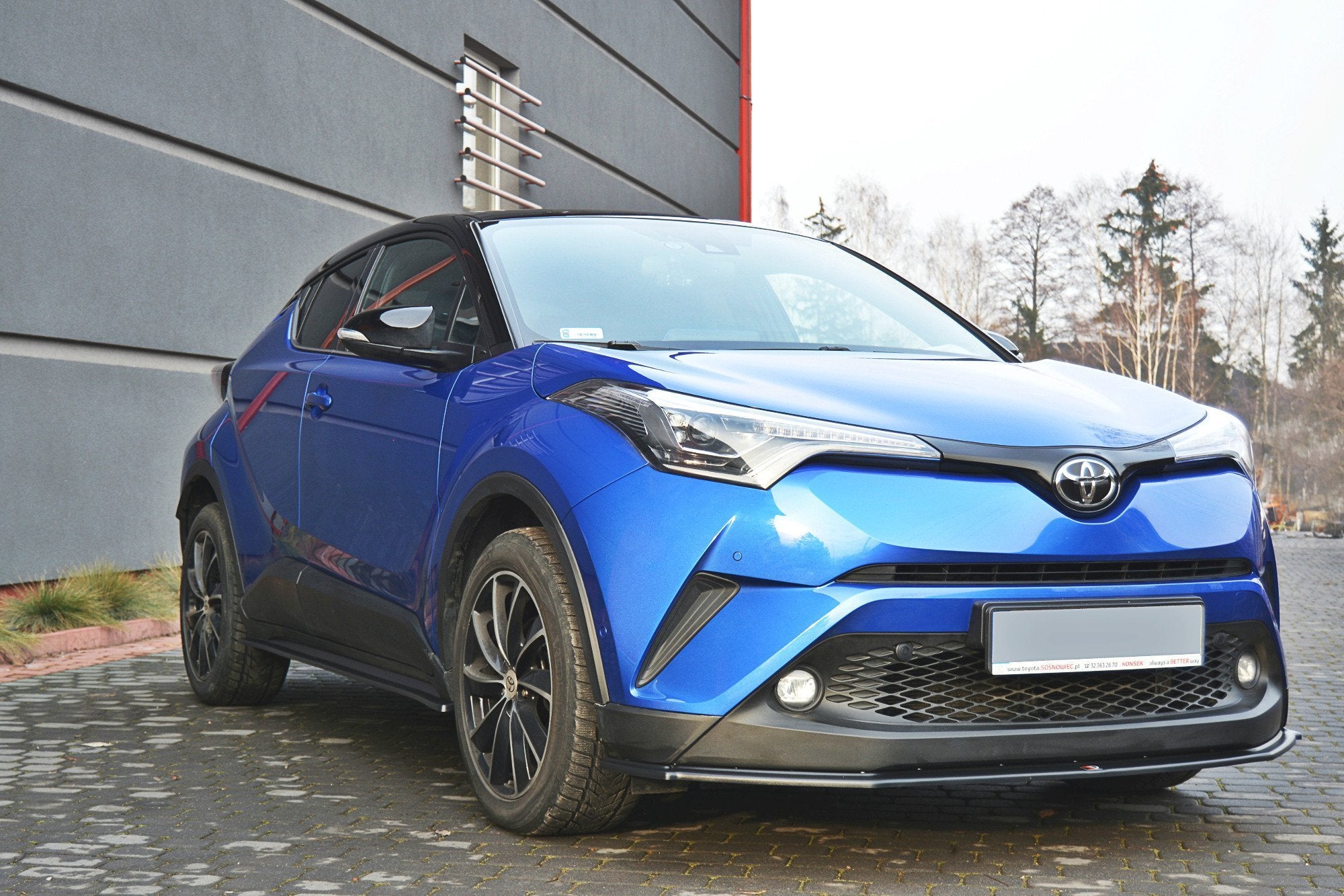 Front-Splitter-V.1-Toyota-C-Hr---Gloss-Black