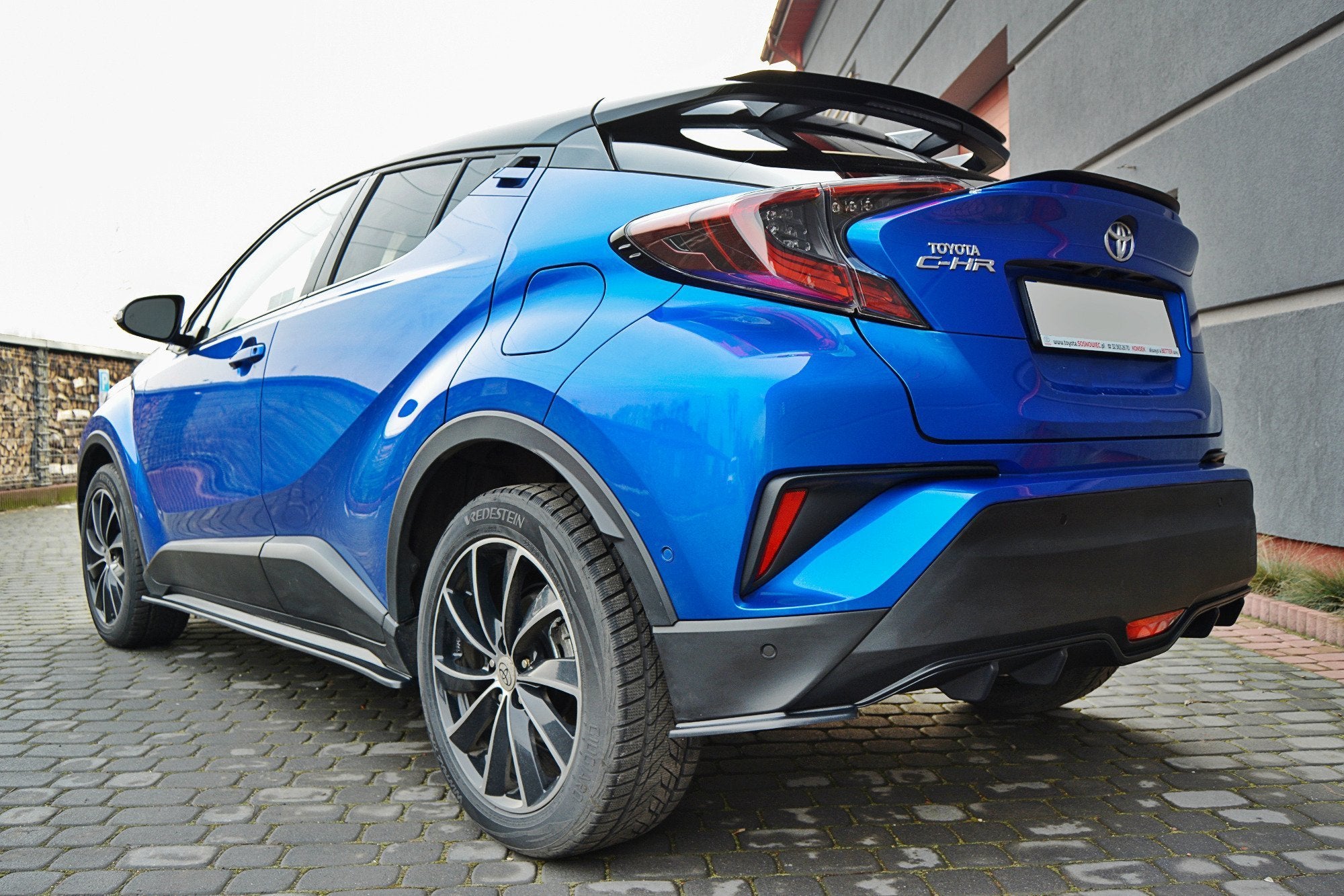 Rear-Side-Splitters-Toyota-C-Hr---Gloss-Black