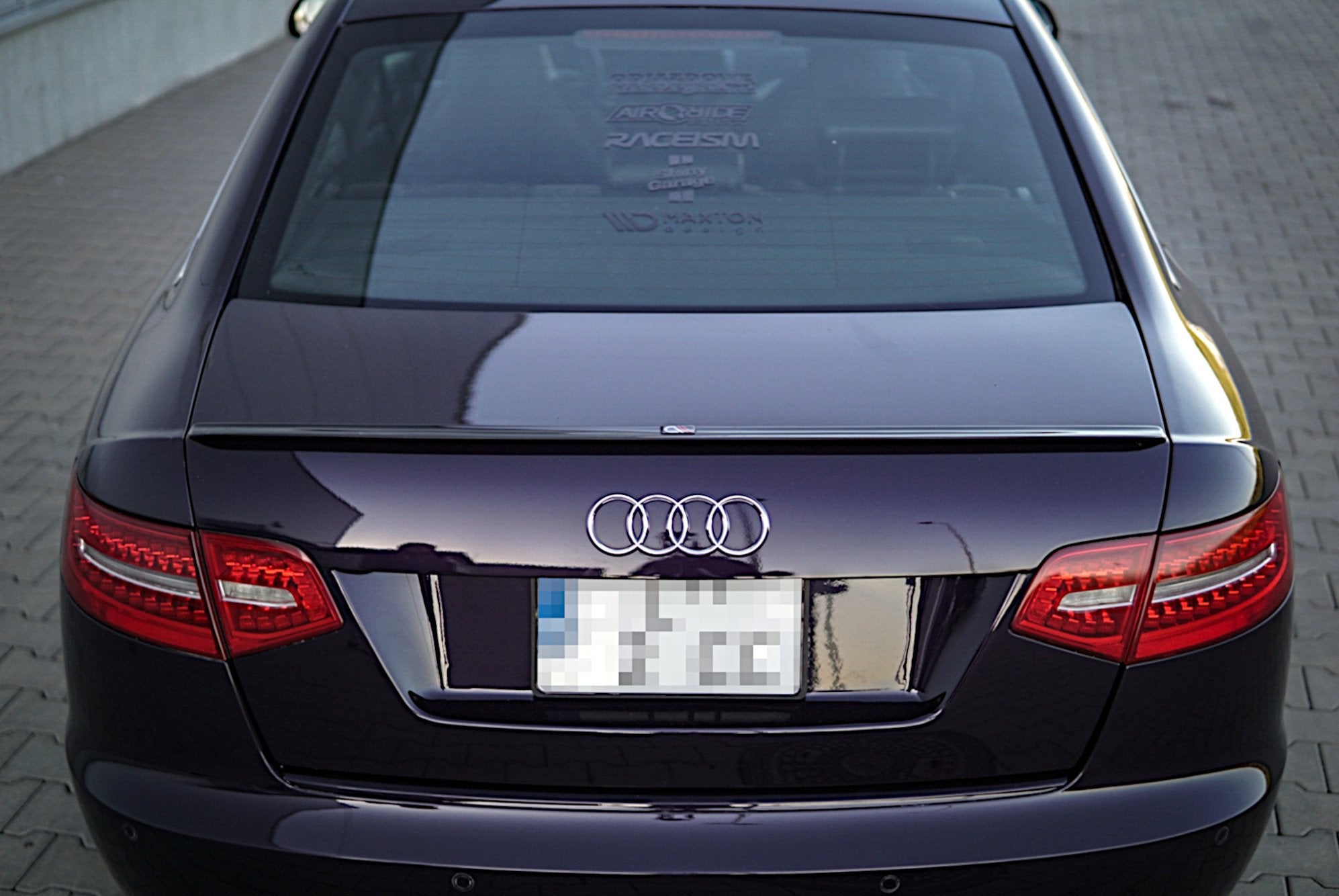 Spoiler-Cap-Audi-A6-S-Line-C6-FL-Sedan---Gloss-Black