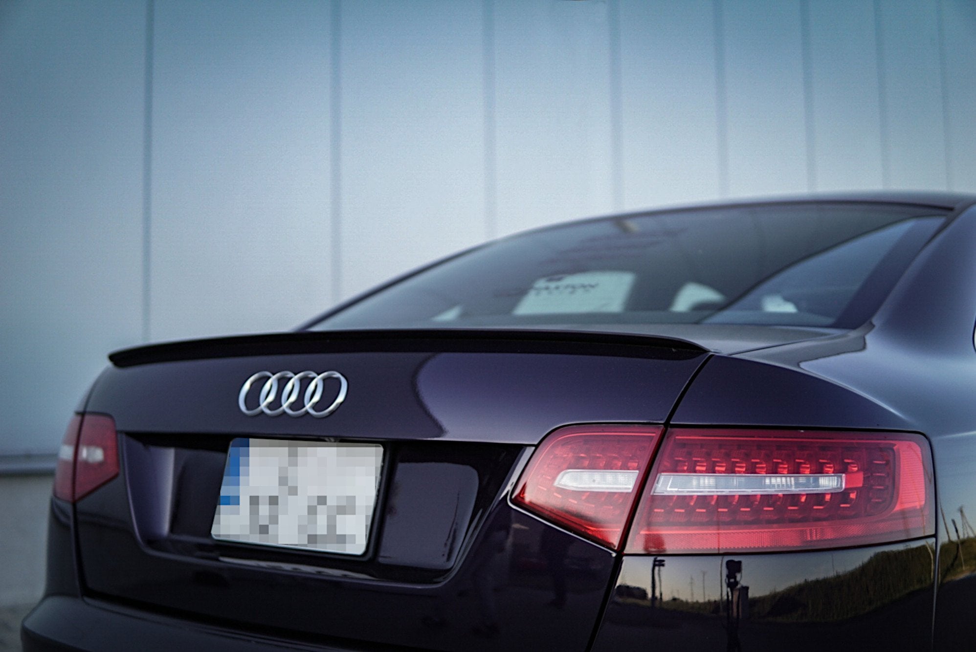 Spoiler-Cap-Audi-A6-S-Line-C6-FL-Sedan---Gloss-Black