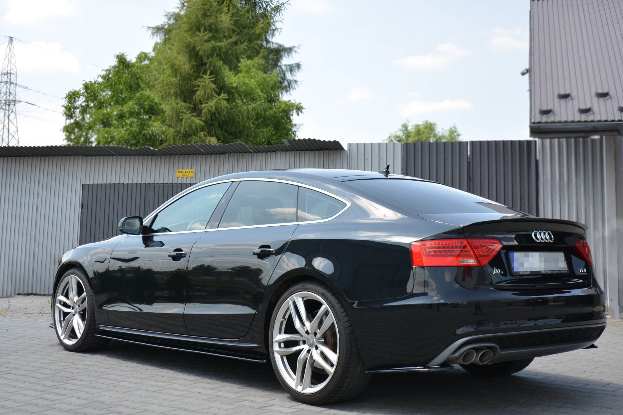 Spoiler-Extension-Audi-A5-Sportback-S-Line-MK1.-Facelift-(8T