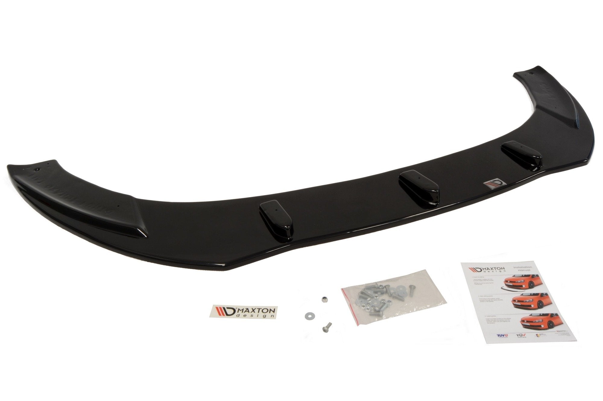 Front-Splitter-Fiat-Grande-Punto-Standard---Gloss-Black