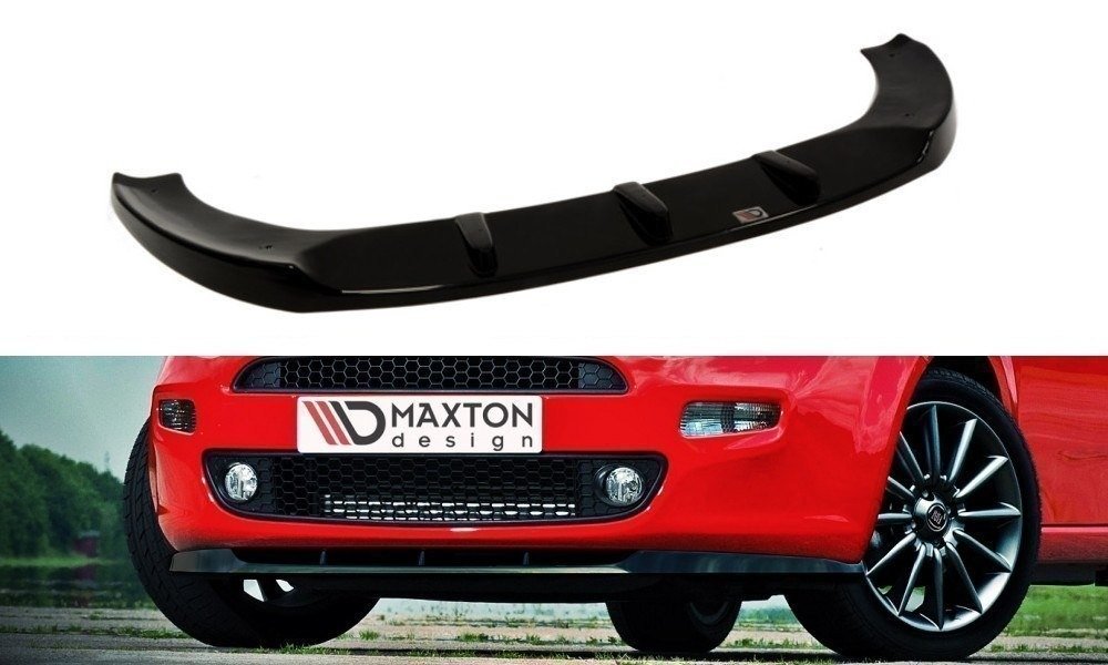 Front-Splitter-Fiat-Punto-Evo-Standard---Gloss-Black