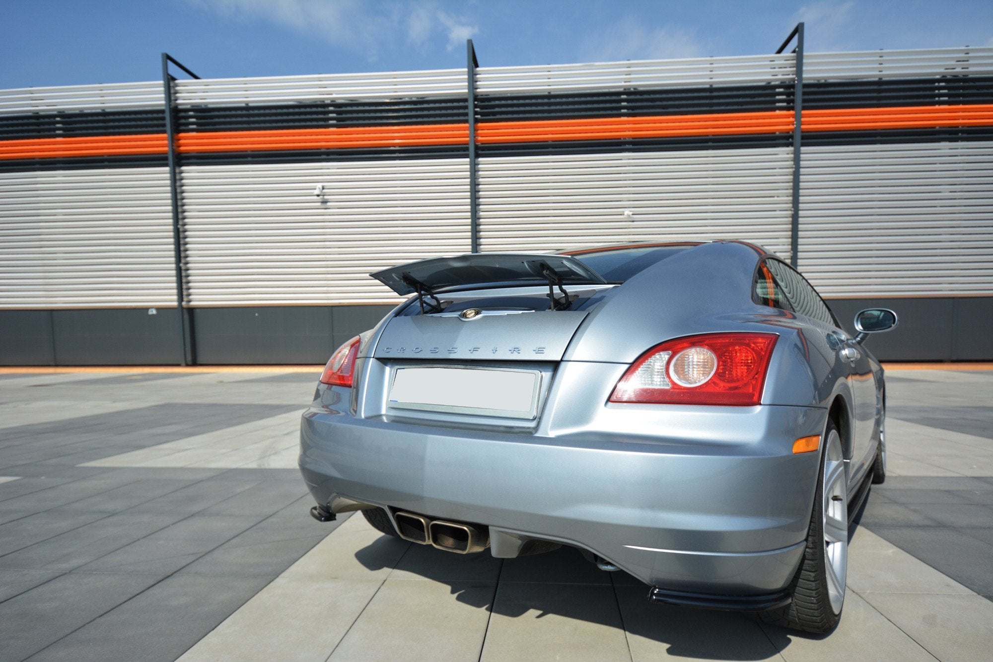 Rear-Side-Splitters-Chrysler-Crossfire---Gloss-Black
